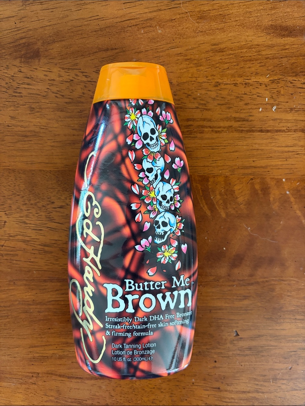 Ed Hardy Butter Me Brown Dark Tanning Lotion – Orange Cap